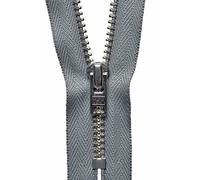 YKK Auto Lock Zip, No. 577 Mid Grey, 18 cm Length