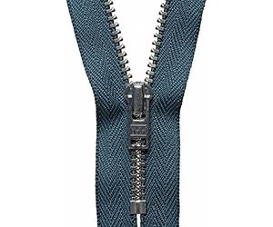 YKK Auto Lock Zip, No. 579 Charcoal, 18 cm Length