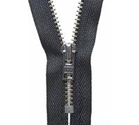 YKK Auto Lock Zip, No. 580 Black, 15 cm Length