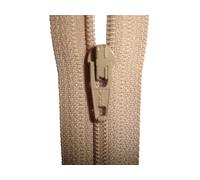YKK CLOSED END ZIP - BEIGE SEWING - IDEAL FOR DRESSES/TROUSERS/SKIRTS/CUSHIONS AND ART AND CRAFT - SIZES: 4/5/6/7/8/9/10/12/14/16/18/20/22/24/26/28/30/32/34/36 INCH (16 INCH (40.5CM))