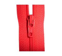 YKK CLOSED END ZIP - RED SEWING - IDEAL FOR DRESSES/TROUSERS/SKIRTS/CUSHIONS AND ART AND CRAFT - SIZES: 4/5/6/7/8/9/10/12/14/16/18/20/22/24/26/28/30/32/34/36 INCH (12 INCH (30.5CM))