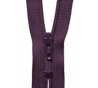 YKK Coil Zip, No. 230 Dark Plum, 25 cm Length