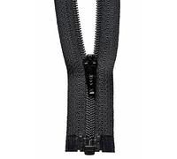 YKK Coil Zip, No. 580 Black, 25 cm Length