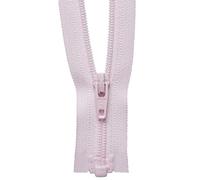 YKK Coil Zip, Nylon, No. 512 Light Pink, 25 cm Length
