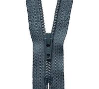 YKK Coil Zip, Nylon, No. 578 Dark Grey, 46 cm Length