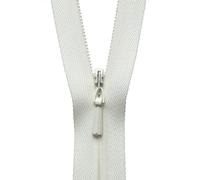 YKK Concealed Zip, Ivory, 56 cm Length
