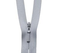 YKK Concealed Zip, No. 336 Silver, 41 cm Length