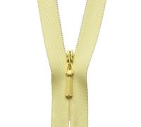 YKK Concealed Zip No. 503, Lemon, 41 cm