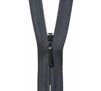 YKK Concealed Zip, No. 580 Black, 20 cm Length