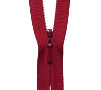 YKK Concealed Zip, Nylon, No. 519 Red, 41 cm Length