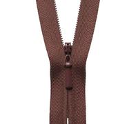 YKK Concealed Zip No. 855, Nylon, Russet, 23 cm