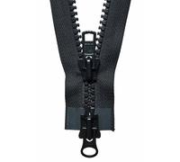 YKK Heavy Duty Two Way Open End Plastic Zip #8 Weight Zipper Chain 6 Cols 4 Size