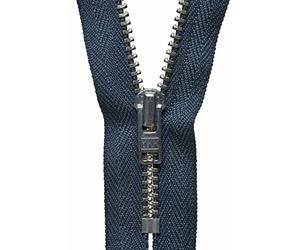 YKK Metal Trouser Zip - Dark Navy (20cm)