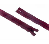 YKK Nylon Closed End Dress Zip 30cm Burgundy - Each