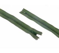 YKK Nylon Closed End Dress Zip 30cm Olive Green - Each