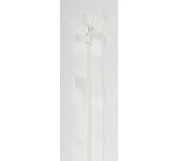 YKK Nylon Closed End Dress Zip 40cm White - Each