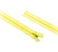 YKK Nylon Closed End Dress Zip 45cm Lemon Yellow - Each