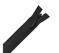 YKK Nylon Concealed Zip, Black Closed End Invisible Zipper Lightweight & Durable Sewing Zipper for Evening Wear, Sewing Craft, Clothes, Pillow Case, 9 Inch (23cm), 1pc