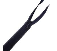 YKK Nylon Concealed Zip, Navy Blue Closed End Invisible Zipper Lightweight & Durable Sewing Zipper for Evening Wear, Sewing Craft, Clothes, Pillow Case, 9 Inch (23cm), 1pc