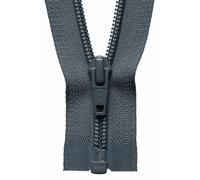 YKK NYLON O/E ZIP 36CM - Nylon Open End Zip: 36cm: Dark Grey YKK Multicolor