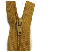 YKK Nylon Skirt/Dress Zip 18cm Closed End/Ended Golden Brown 508
