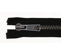 YKK Open Ended Metal Bronze Zip. 8, 9, 10, 11, 12, 15, 20, 22 inch. Width No 8. (15 Inch)