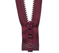 YKK Open Ended Zip, No. 527 Dark Wine, 56 cm Length