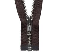 YKK Open Ended Zip, No. 570 Brown, 56 cm Length