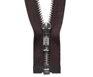 YKK Open Ended Zip, No. 570 Brown, 66 cm Length
