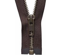 YKK Open Ended Zip, No. 570 Brown, 76 cm Length