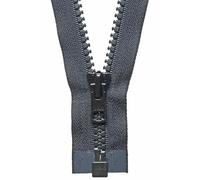 YKK Open Ended Zip, vislon, No. 580 Black, 51 cm Length