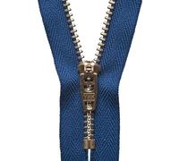 YKK Semi-Auto Lock Zip, No. 39 Royal Blue, 15 cm Length