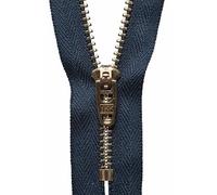 YKK Semi-Auto Lock Zip, No. 560 Dark Navy, 10 cm Length