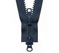 YKK Two Way Slider Zip, Blue, 76 cm Length