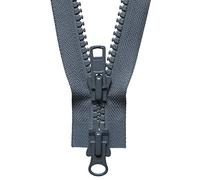 YKK Two Way Slider Zip, No. 578 Dark Grey, 71 cm Length