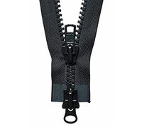 YKK Two Way Slider Zip, No. 580 Black, 66 cm Length