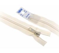 YKK Vislon Open End Chunky Extra Strong Zips 50cm Cream - Each