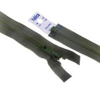 YKK Vislon Open End Chunky Extra Strong Zips 75cm Khaki Green - Each