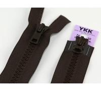 YKK Vislon Two Way Chunky Open End Zips 70cm Brown - Each