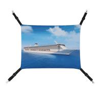YKLBV Breathable Cruise Ship Printed Pet Hammock - Space-Saving Solution for Cats, Dogs & Small Pets - Anywhere Comfort