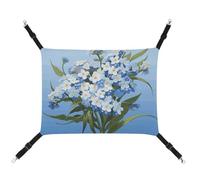 YKLBV Breathable Do Not Forget Me Printed Pet Hammock - Space-Saving Solution for Cats, Dogs & Small Pets - Anywhere Comfort