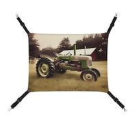YKLBV Breathable Old Tractor Photo Farm Printed Pet Hammock - Space-Saving Solution for Cats, Dogs & Small Pets - Anywhere Comfort