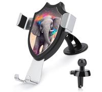 YKLBV Cell Phone Holders for Your Car Dashboard Windshield Vent Animal Cartoon Elephant Universal Car Mount for iPhone Other Smartphones