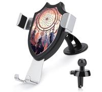 YKLBV Cell Phone Holders for Your Car Dashboard Windshield Vent Native American Dream Catcher Universal Car Mount for iPhone Other Smartphones