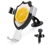 YKLBV Cell Phone Holders for Your Car Dashboard Windshield Vent Summer Lemon Universal Car Mount for iPhone Other Smartphones
