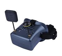 Yklhsocneg 008D FPV Goggle 5.8GHz 40Ch Receiver with DVR 3.7V/2000MAh Battery 4.3 Inch HD LCD 16: 9 for Racing Drone BWhoop Drone