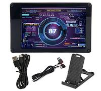 Yklhsocneg 3.5 Inch AIDA64 Chassis Display+Elbow Data Cable Type-C+Bracket Kit IPS LCD 320X480 USB Computer Secondary Screen