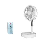 Yklhsocneg 7200MAh Portable Fan Rechargeable Mini Folding Telescopic Fan Low Noise Electric Cooling Fan for Outdoor Home B