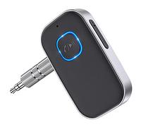 Yklhsocneg Bluetooth Receiver with Microphone AUX 3.5mm Wireless Bluetooth 5.0 Audio Converter Bluetooth Receiver