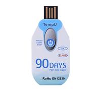 Yklhsocneg PDF Report USB Port 10000 Points USB Temperature Data Disposable Recorder 90 Cold Chain Use